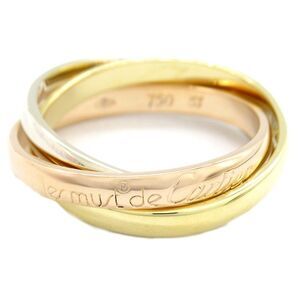 Cartier Trinity Ring K18 Gold Jewelry